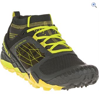 Merrell Men's All Out Terra Trail Running Shoes - Size: 7.5 - Colour: Yellow- Black